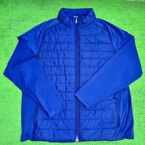 Rhoback Men's Fulton Hybrid Performance 4 Way Stretch Quilted Jacket Navy XXL